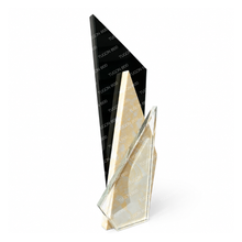 Load image into Gallery viewer, Glass plaque award for corporate recognition, employee appreciation, and service awards in Bacolod City

