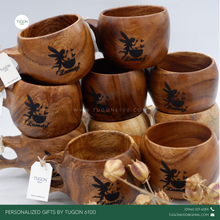 Load image into Gallery viewer, Wooden Coffee Mug

Personalized Gifts by Tugon 6100 Ideal for:
• Corporate Gifts
• Wedding Favors
• Gift for Her, Gift for Him
• Mother&#39;s Day or Father&#39;s Day Gift
• Christmas Gift
