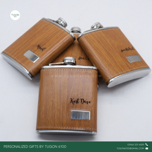 Load image into Gallery viewer, Personalized Flask by Tugon 6100

Personalized Gifts Ideal for:
• Corporate Gifts
• Wedding Favors
• Gift for Her, Gift for Him
• Mother&#39;s Day or Father&#39;s Day Gift
• Christmas Gift
