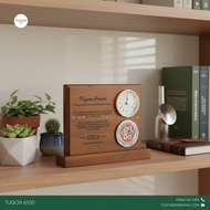 Standing Clock with Plaque - 