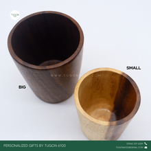 Load image into Gallery viewer, Personalized Wooden Cup by Tugon 6100.

Ideal for:
• Corporate Gifts
• Wedding Favors
• Gifts for Him / Gifts for Her
• Father&#39;s Day / Mother&#39;s Day Gift
• Christmas Gift
