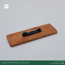 Load image into Gallery viewer, Tugon 6100 - Wooden Name Plate Personalized
