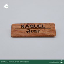 Load image into Gallery viewer, Tugon 6100 - Wooden Name Plate Personalized
