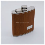 With FREE LASER ENGRAVING of your preferred name or logo on bamboo lid.  PERFECT GIFT IDEAS FOR: Wedding souvenir, Christmas Gift, Corporate Gift, Anniversary Gift, Birthday Gift, Father's Day Gift, Mother's Day Gift, personal use. Flask. - TUGON 6100