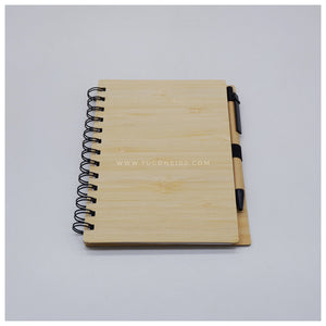 With FREE LASER ENGRAVING of your preferred name or logo on bamboo cover.  PERFECT GIFT IDEAS FOR: Wedding souvenir, Christmas Gift, Corporate Gift, Anniversary Gift, Birthday Gift, Father's Day Gift, Mother's Day Gift, personal use. Bamboo notebook. Tugon 6100