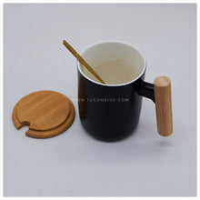 Load image into Gallery viewer, With FREE LASER ENGRAVING of your preferred name or logo on bamboo lid.  PERFECT GIFT IDEAS FOR: Wedding souvenir, Christmas Gift, Corporate Gift, Anniversary Gift, Birthday Gift, Father&#39;s Day Gift, Mother&#39;s Day Gift, personal use. Nordic coffee and tea mug. Tugon 6100

