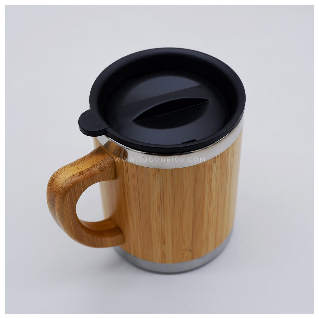 With FREE LASER ENGRAVING of your preferred name or logo.  PERFECT GIFT IDEAS FOR: Wedding souvenir, Christmas Gift, Corporate Gift, Anniversary Gift, Birthday Gift, Father's Day Gift, Mother's Day Gift, personal use. Bamboo Thermos Mug. Tugon 6100