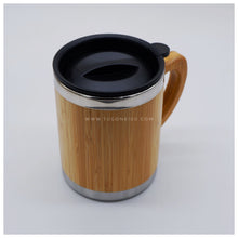 Load image into Gallery viewer, With FREE LASER ENGRAVING of your preferred name or logo.  PERFECT GIFT IDEAS FOR: Wedding souvenir, Christmas Gift, Corporate Gift, Anniversary Gift, Birthday Gift, Father&#39;s Day Gift, Mother&#39;s Day Gift, personal use. Bamboo Thermos Mug. Tugon 6100
