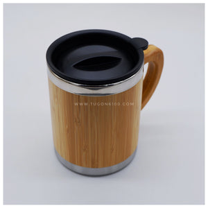 With FREE LASER ENGRAVING of your preferred name or logo.  PERFECT GIFT IDEAS FOR: Wedding souvenir, Christmas Gift, Corporate Gift, Anniversary Gift, Birthday Gift, Father's Day Gift, Mother's Day Gift, personal use. Bamboo Thermos Mug. Tugon 6100