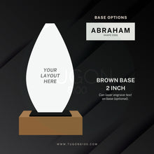 Load image into Gallery viewer, Trophies &amp; Plaques - &quot;ABRAHAM&quot;
