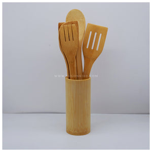 With FREE LASER ENGRAVING of your preferred name or logo on bamboo lid.  PERFECT GIFT IDEAS FOR: Wedding souvenir, Christmas Gift, Corporate Gift, Anniversary Gift, Birthday Gift, Father's Day Gift, Mother's Day Gift, personal use. Bamboo Kitchen Utensil Set.