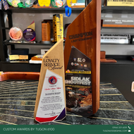 Custom wooden award plaque crafted from premium wood, designed for employee recognition, corporate awards, appreciation ceremonies, and special events in Bacolod City.