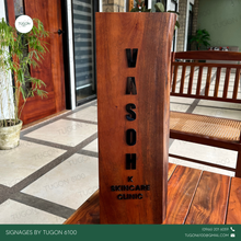 Load image into Gallery viewer, Custom wood and acrylic signage in Bacolod by Tugon 6100
Signature series business signage Philippines
Premium layered wood acrylic logo signage
Office signage wood and acrylic Philippines
