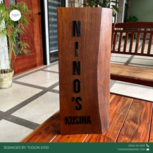 Load image into Gallery viewer, Custom wood and acrylic signage in Bacolod by Tugon 6100
Signature series business signage Philippines
Premium layered wood acrylic logo signage
Office signage wood and acrylic Philippines
