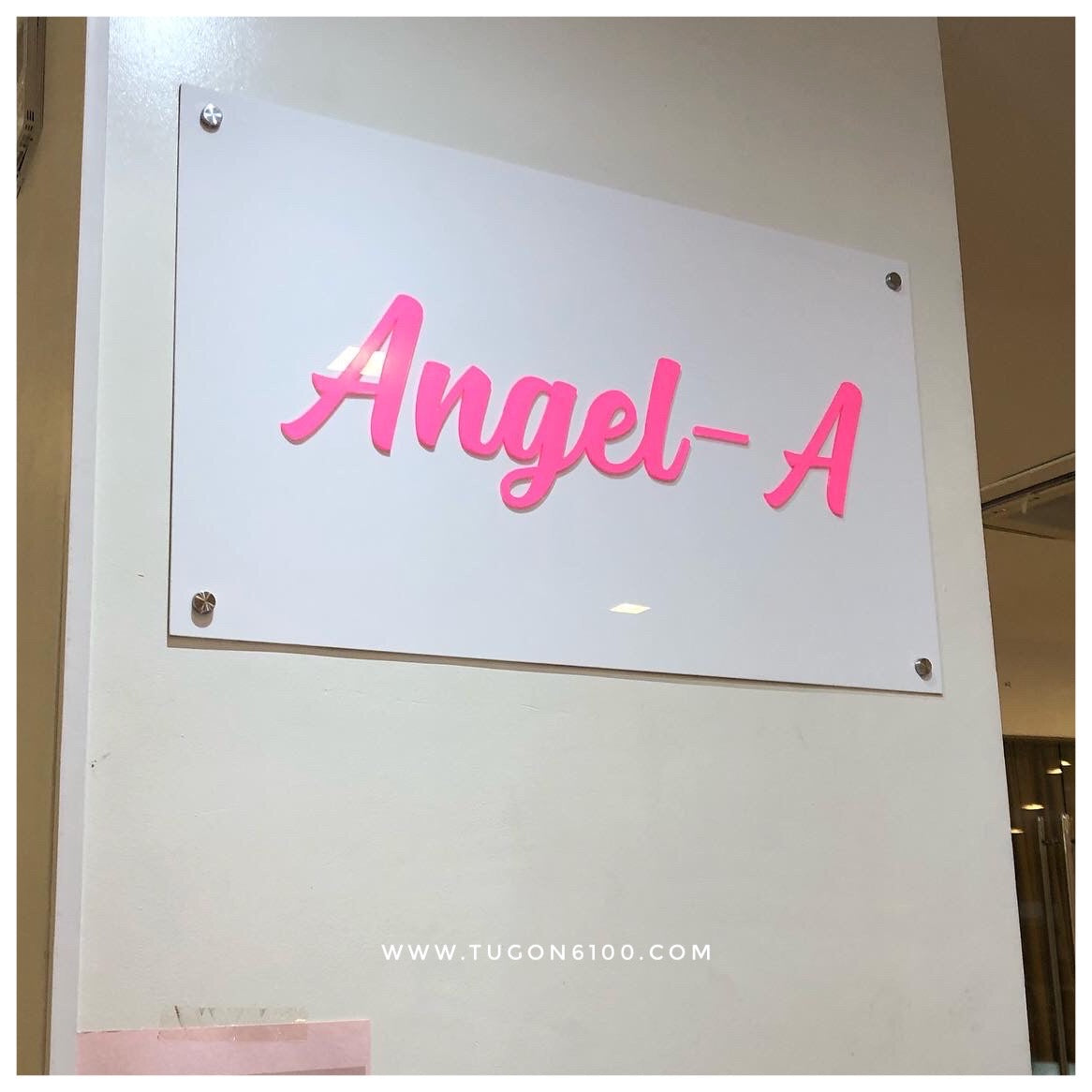 EMBOSSED ACRYLIC BUSINESS SIGNAGE – Tugon 6100