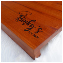 Load image into Gallery viewer, Tugon 6100, personalized kneading board, customized kneading board, kneading dough, wooden gifts, unique gifts, made in Philippines, made in Bacolod City Negros
