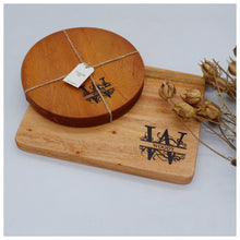 Load image into Gallery viewer, Tugon 6100, personalized chopping board, customized cheese board, wooden cutting board, wooden gifts, wedding souvenirs, made in Philippines, made in Bacolod City Negros
