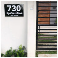 22” x 14” Huge House Number Plate