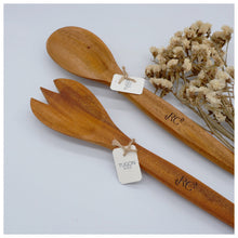 Load image into Gallery viewer, Designed for the discerning host, this sleek SERVING SPOON AND FORK will bring a touch of grace to any table. Crafted from quality materials to protect surfaces from marks and stains, these expertly-designed utensils will add a sophisticated touch to any occasion. Perfect for stylishly accessorizing corporate gifts, wedding souvenirs, and Christmas gifts.
