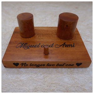Surprise your loved one with this exquisite Wooden Watch and Ring Holder. Handcrafted with the finest materials, this elegant piece is perfect for corporate, wedding, and everyday gifting. With its classic yet timeless design, it adds a touch of sophistication to any ensemble. Make a statement of true elegance with this lavish gift.